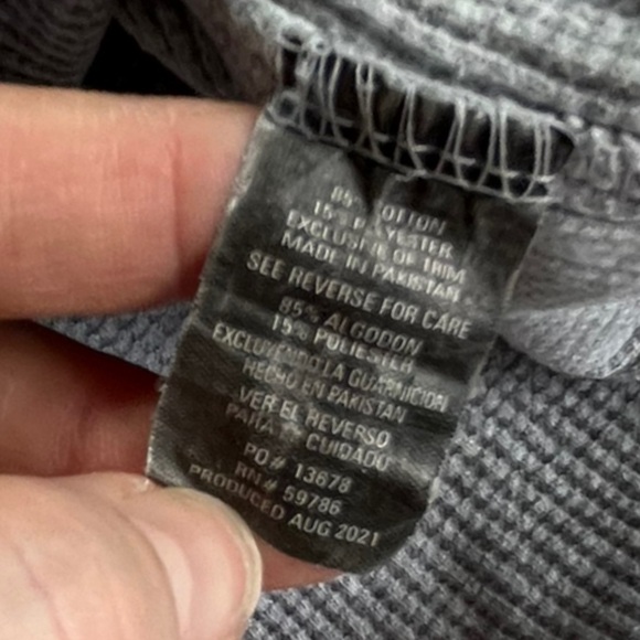 Beverly Club Polo Club Gray Shirt Top - Picture 6 of 12